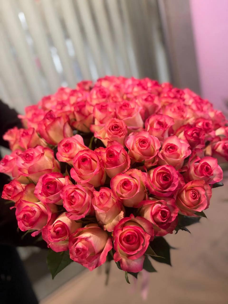 Bunch of pink roses | ծաղիկներ, ծաղկեպսակներ, բույսեր Երևան