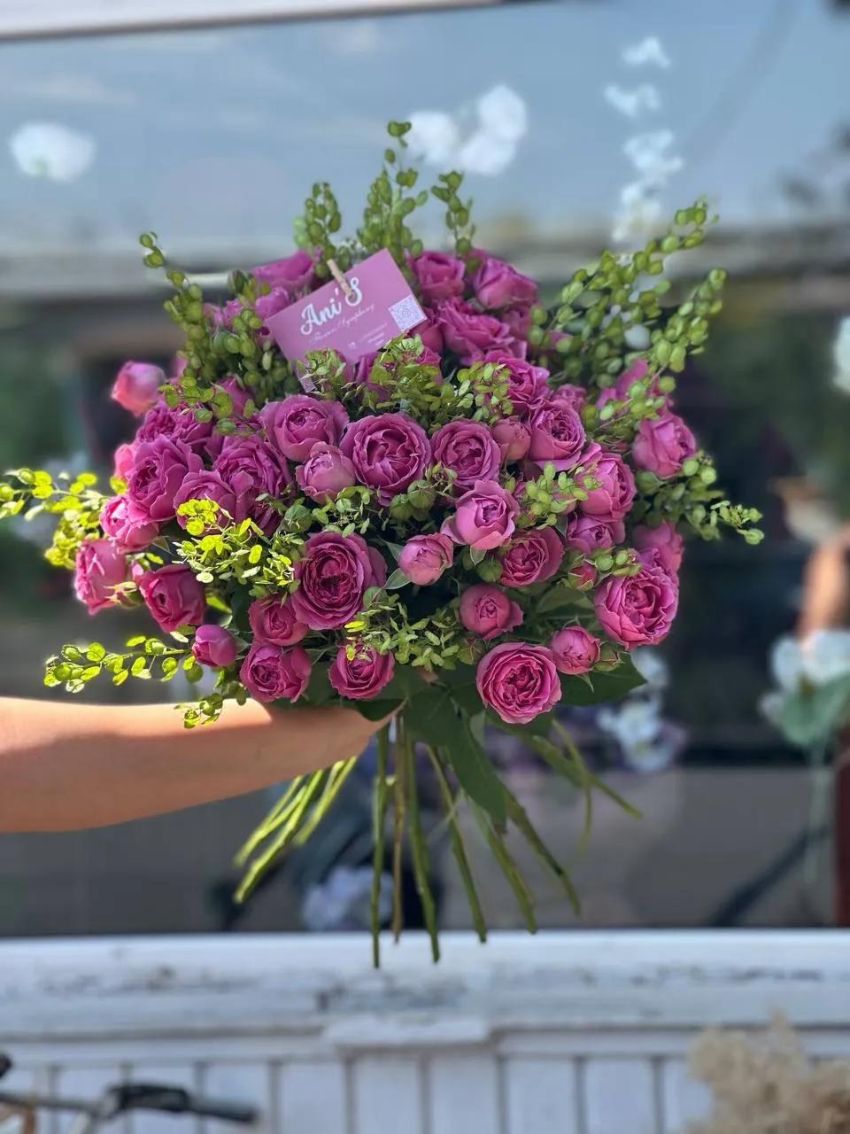 Pink Bunch Roses | ծաղիկներ, ծաղկեպսակներ, բույսեր Երևան