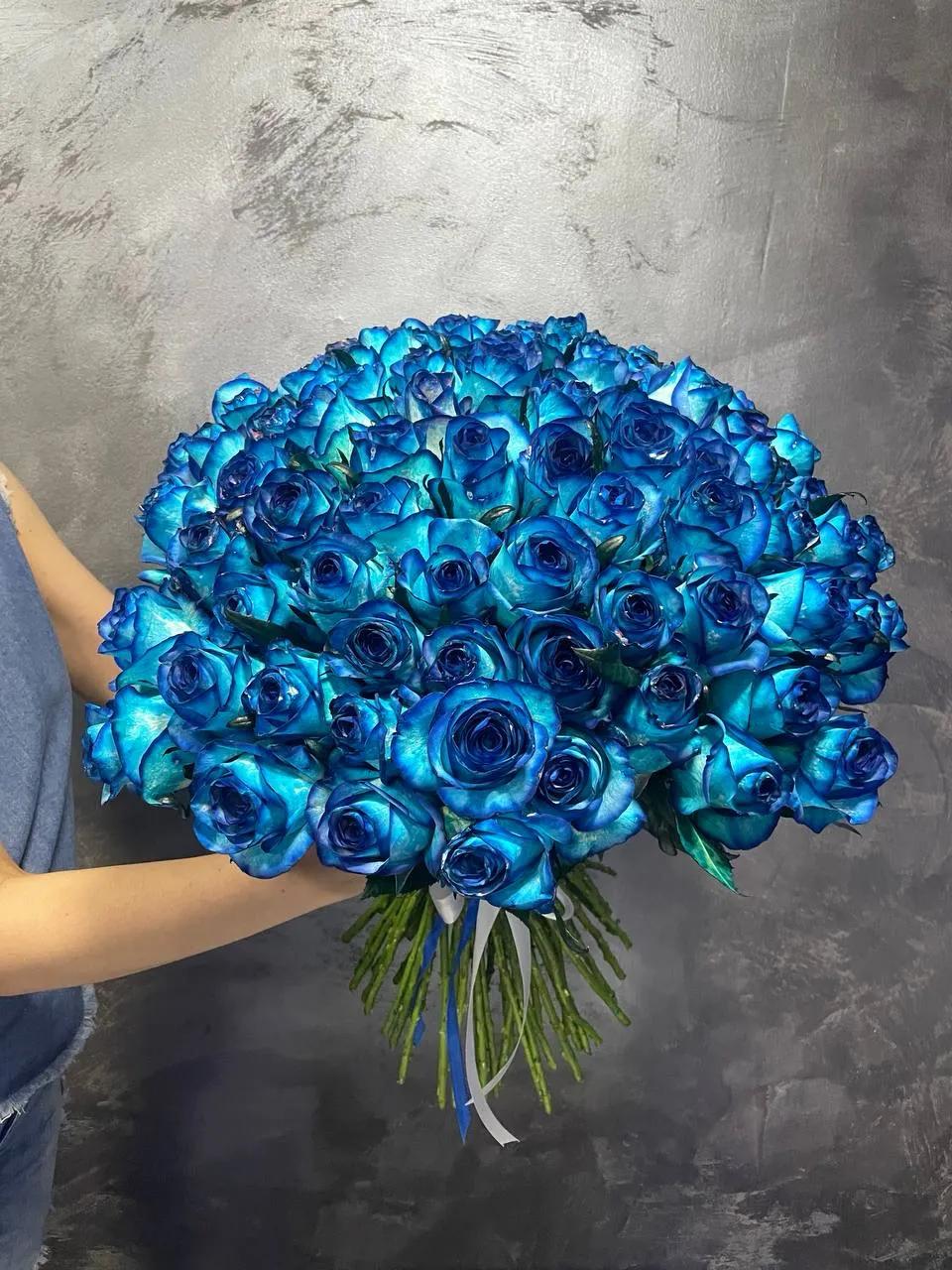 Gorgeous blue roses | ծաղիկներ, ծաղկեպսակներ, բույսեր Երևան