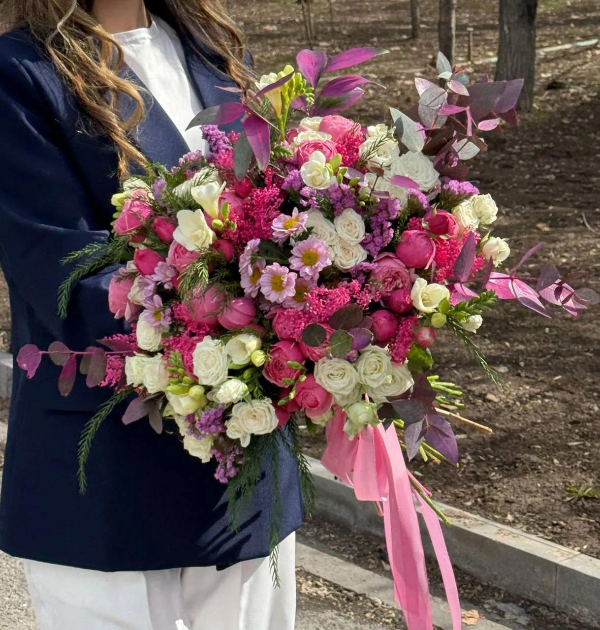 Pink gorgeous bouquet | ծաղիկներ, ծաղկեպսակներ, բույսեր Երևան Pink gorgeous bouquet | ծաղիկներ, ծաղկեպսակներ, բույսեր Երևան